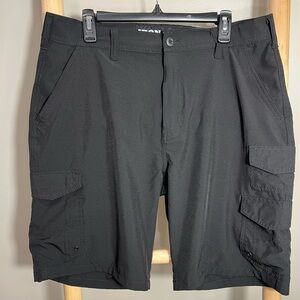 36 Iron Co hybrid outdoor Gray Cargo Shorts Men's Black Cargo Shorts